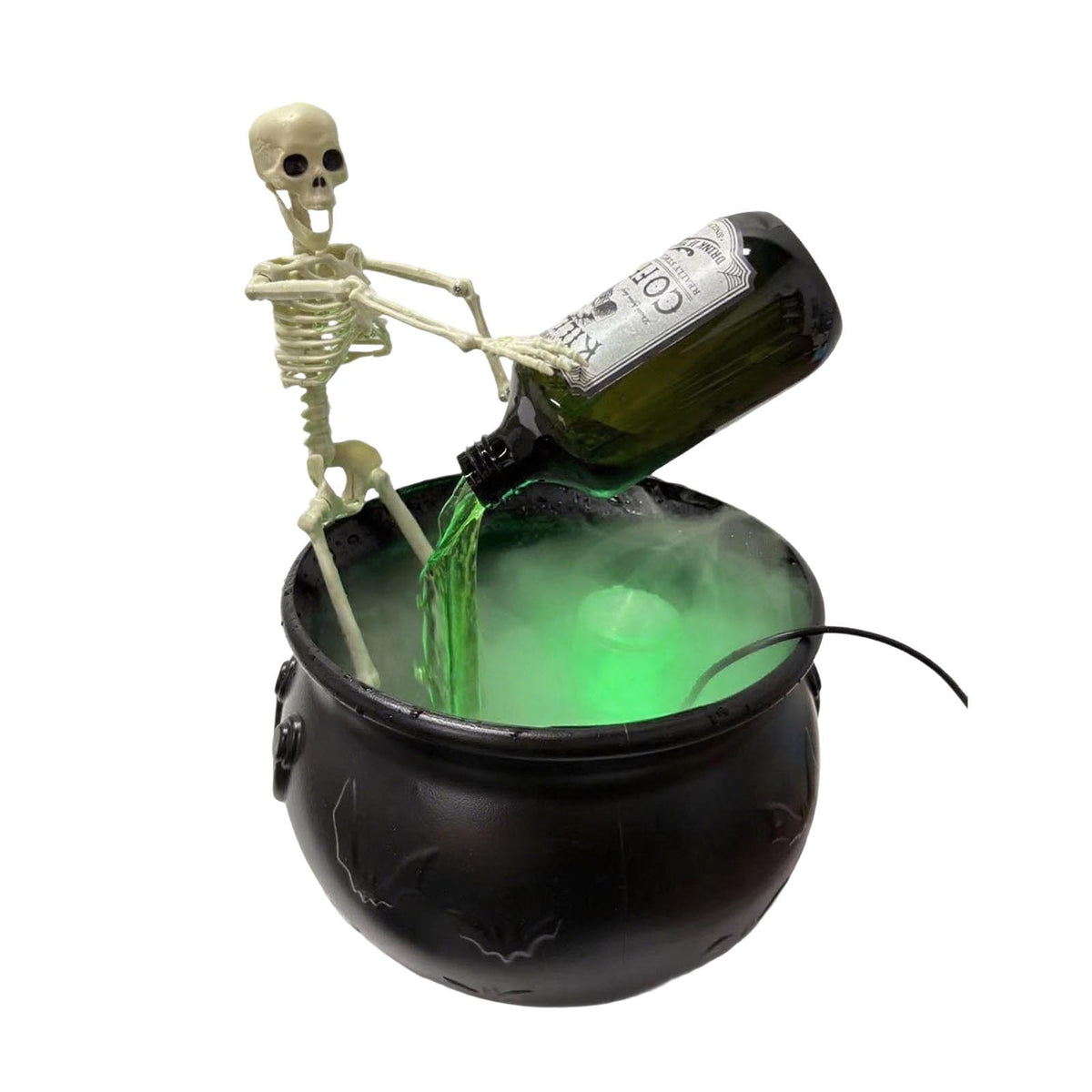 Solis Hollow — Witch cauldron With skeleton