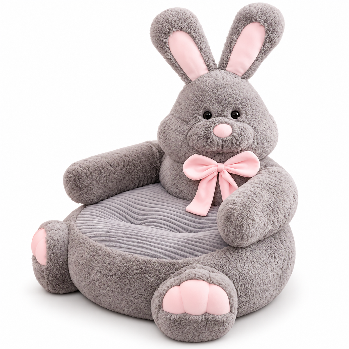 Hug Seat — Bunny: plush bunny baby seat with arms