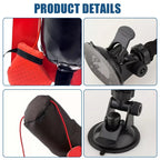 Solis Jab — close-ups of the punching bag, boxing gloves and suction cup base