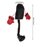 Solis Jab — cat punching bag toy dimensions: about 38 cm tall, bag about 7 cm wide