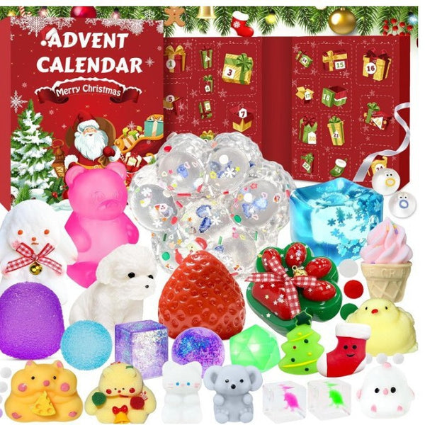 Calendrier de l'Avent squishy géants — Solis Jelly Mountain, coffret complet