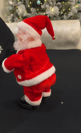 Solis — twerking Santa Claus toy in motion