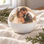 Solis Keepsake Orb — wedding video playing inside the memory orb