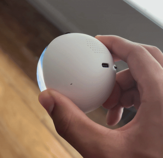 Solis Keepsake Orb in motion