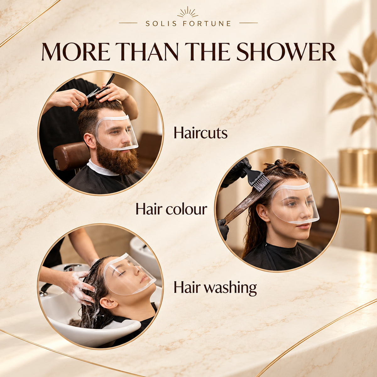Solis Lash Guard — lash protector shield used for haircuts, hair colour and salon hair washing
