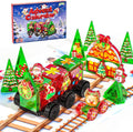 Magnetic Tiles Christmas Train Advent Calendar — Solis Magnet Express, full set