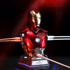 Solis Mark Dock — Iron Man bust charger charging five devices from both shoulders and the front port