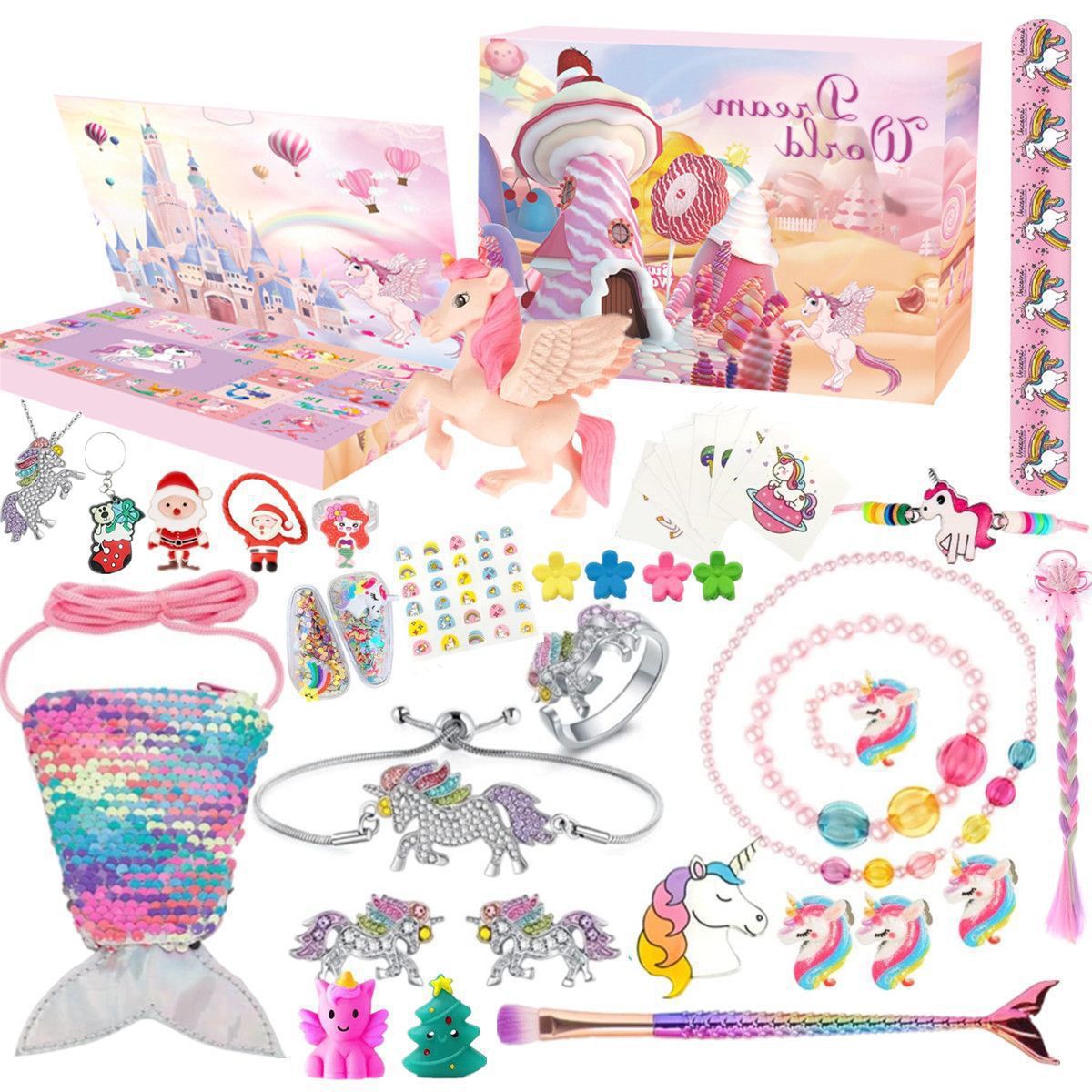 Mermaid Jewelry Advent Calendar — Solis Mermaid Lagoon Jewels, full set