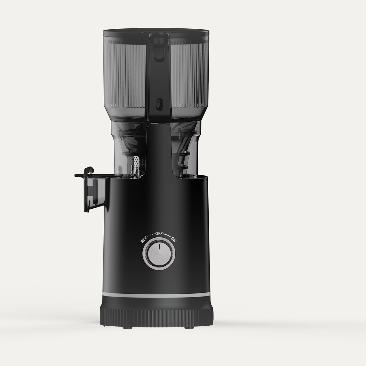 Solis Nectar 65 in midnight black, front view with the rotary control dial