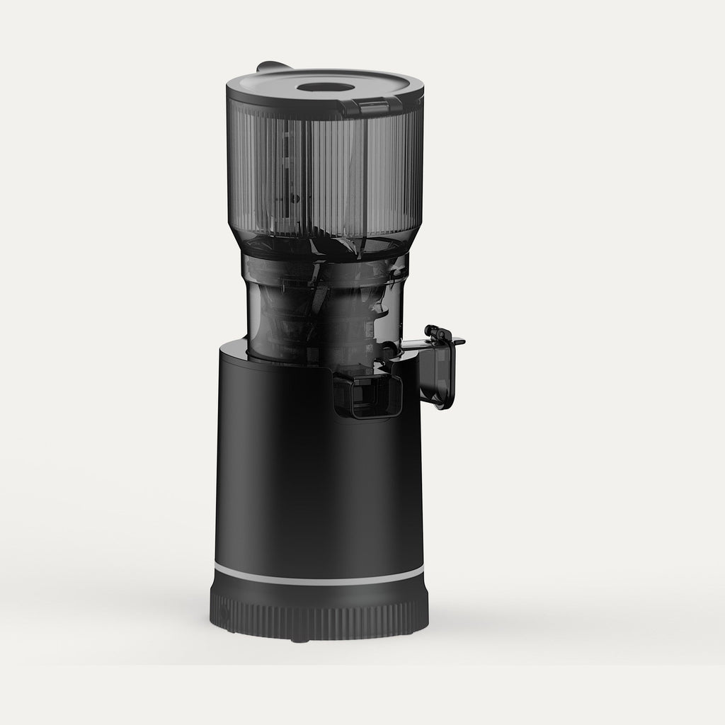 Solis Nectar 65 in midnight black with the juice cap and pulp outlet