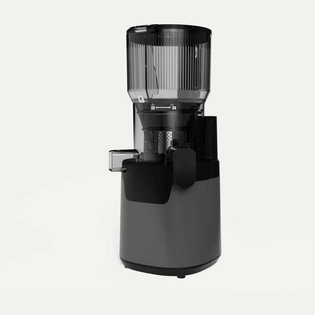Solis Nectar 90 in titanium grey, front view with its squared two-tone base