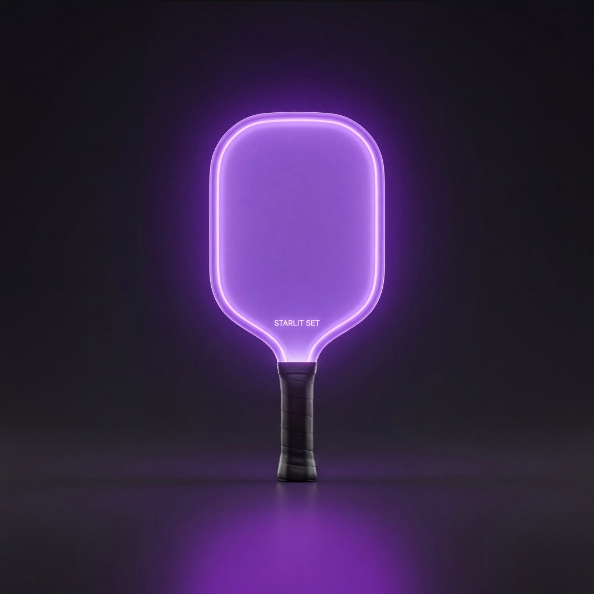 Solis Nightfall LED Pickleball Paddle — Purple