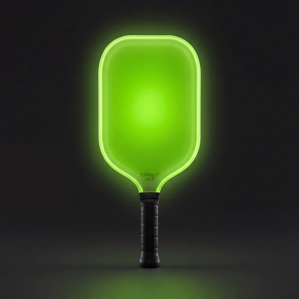 Solis Nightfall LED Pickleball Paddle — Green
