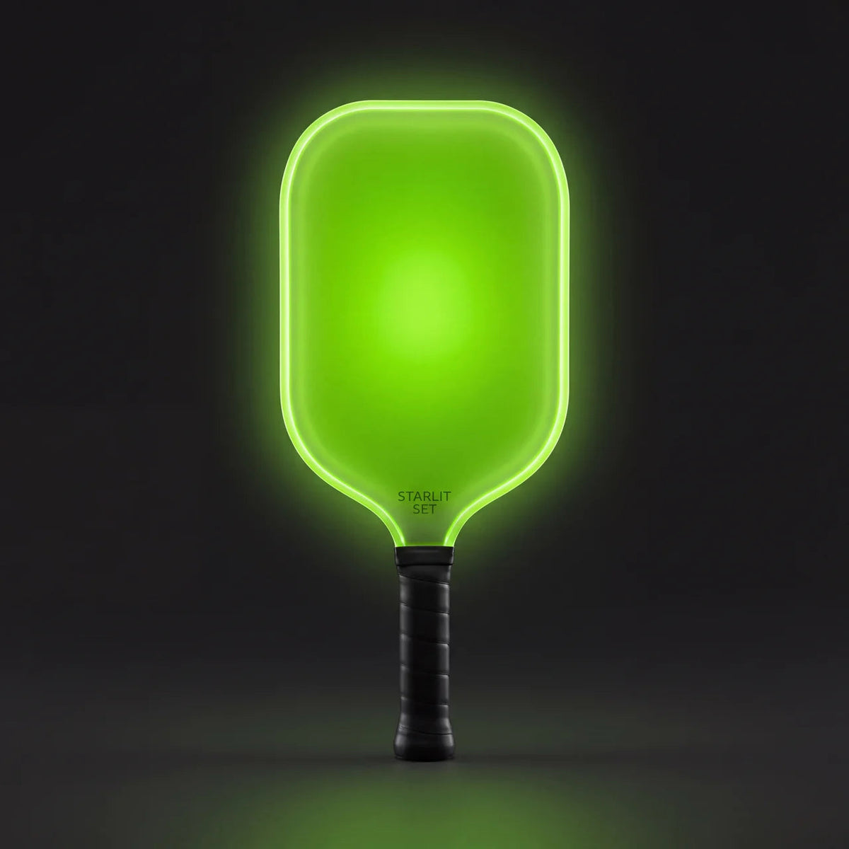 Solis Nightfall LED Pickleball Paddle — Green