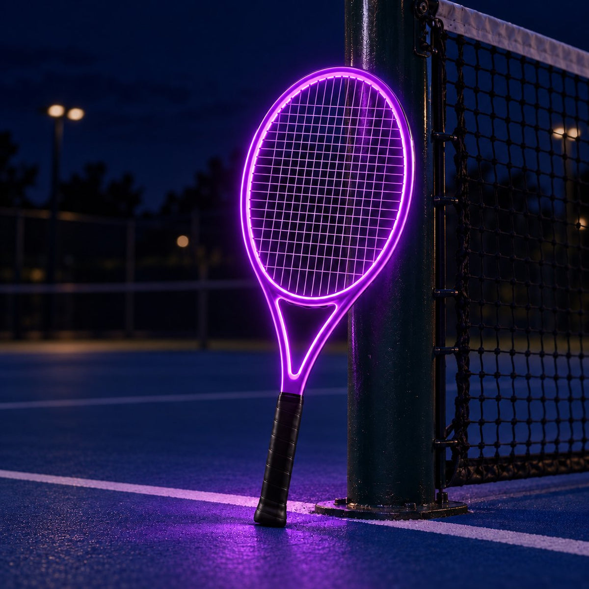Solis Nightfall LED Tennis Racket 27" — Purple
