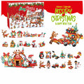 Christmas Building Blocks Advent Calendar — Solis North Pole, full set