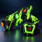 Solis Nova — green blaster and chest target