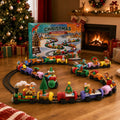 Christmas Train Building Blocks Advent Calendar — Solis Polar Express, full set