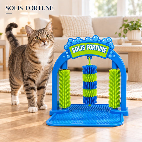 Solis Purr Cat Wash Station self-grooming cat wash station in its box