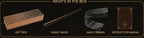 Harry Potter style fire shooting wand — Fire wand gift box contents: wand, magic ribbon and instruction manual, Solis Pyra