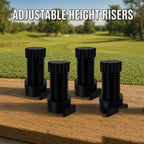 Solis Reload Golf Ball Dispenser four adjustable height risers