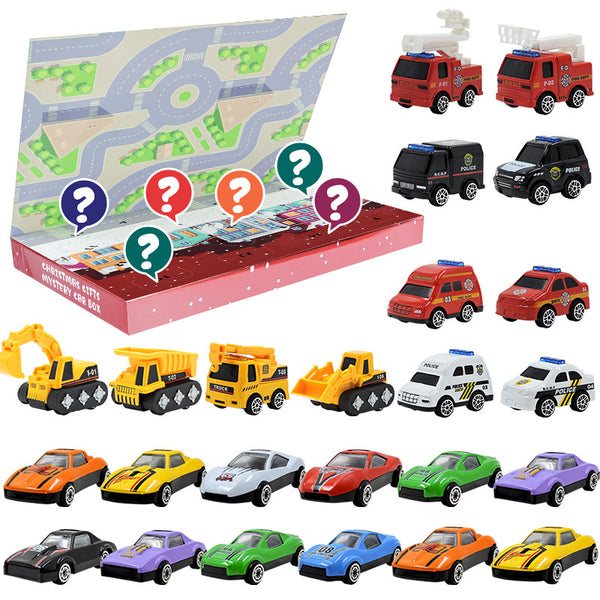 Calendrier de l'Avent voitures miniatures en métal — Solis Rescue Fleet, coffret complet