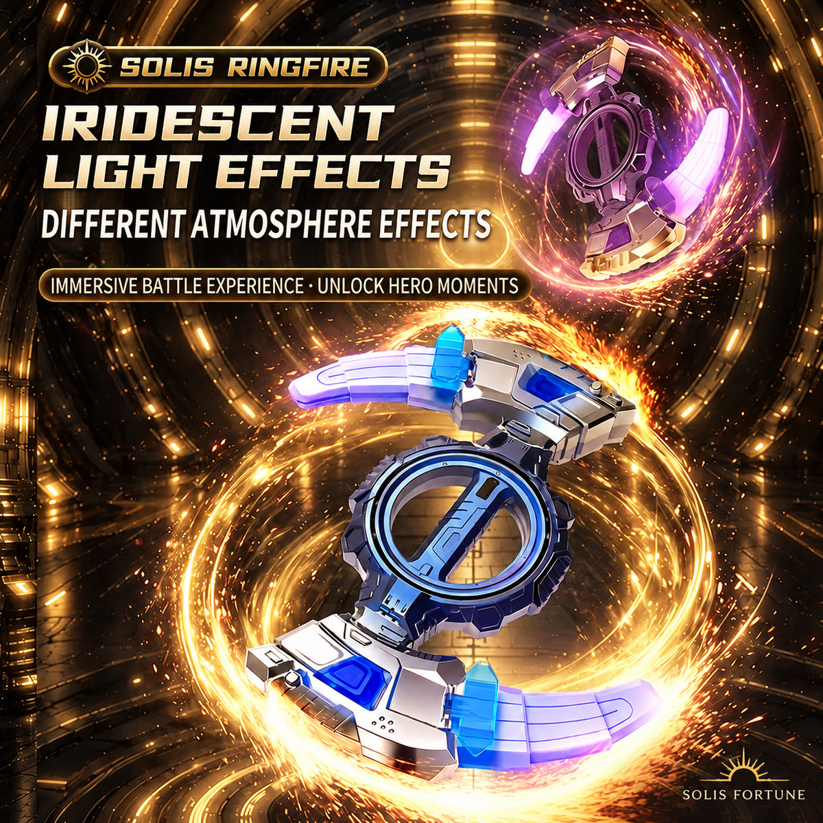 Solis Ringfire — colour-changing LED light effects in motion