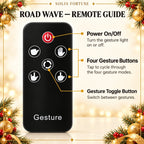 Solis Road Wave — gesture light remote: power, toggle and four gesture buttons