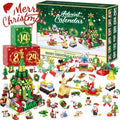 Christmas Building Blocks Advent Calendar with Sleigh — Solis Sleigh Ride, full set