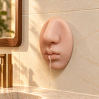 Solis Sniffle — close-up of the runny nose soap dispenser dripping soap