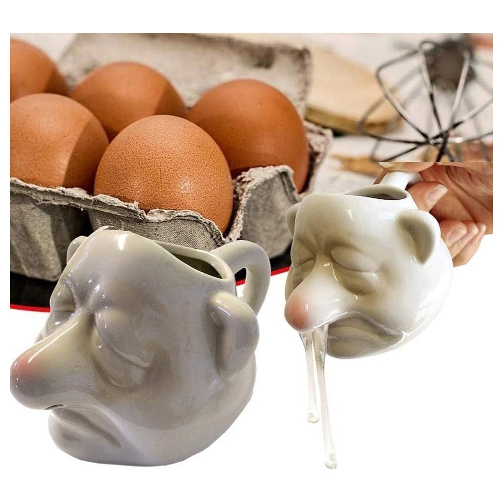 Solis Sniffles — novelty egg separator next to a carton of eggs