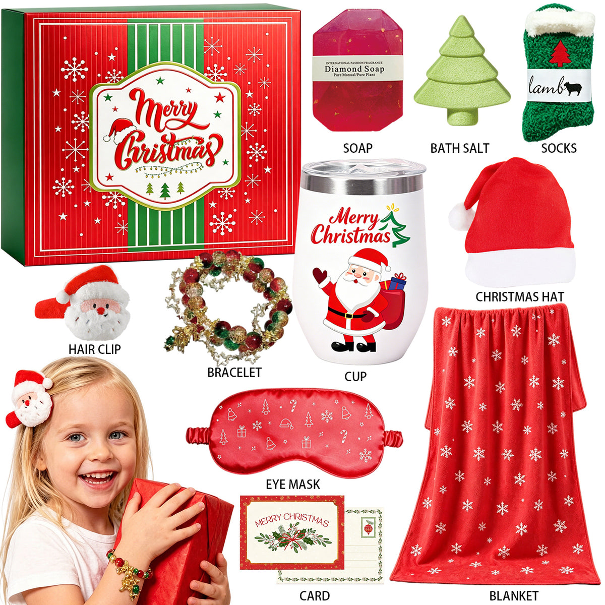 Christmas Eve Box for Kids — Solis Snug Night, full set