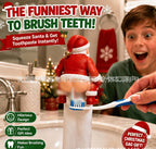 Solis Squeezy — the funniest way to brush teeth: Santa toothpaste topper