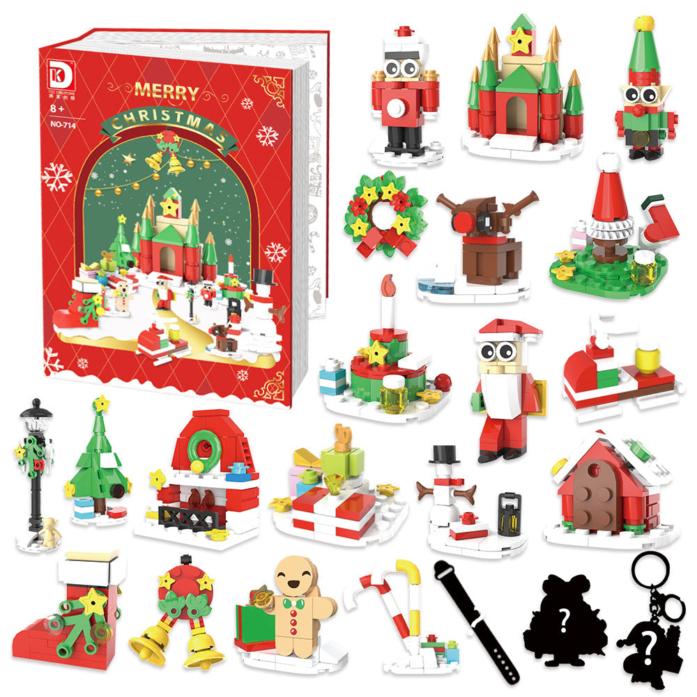 Christmas Book Building Blocks Advent Calendar — Solis Story Book, full set