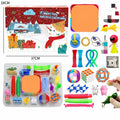 Fidget Toys Advent Calendar for Kids — Solis Stretch & Snap, full set