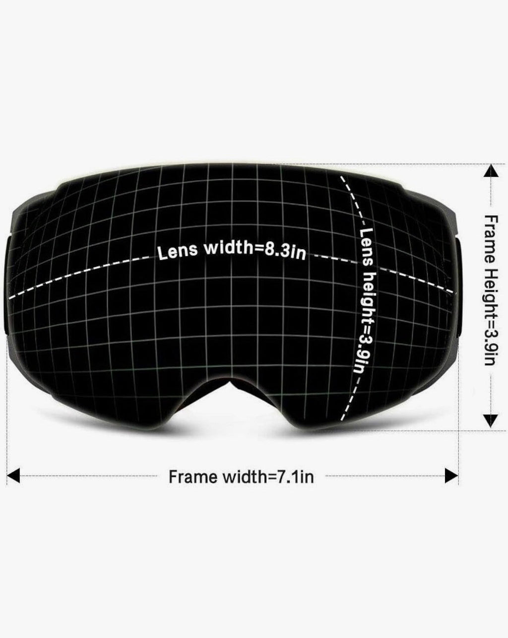 Solis Summit — lens 8.3 in wide, frame 7.1 in