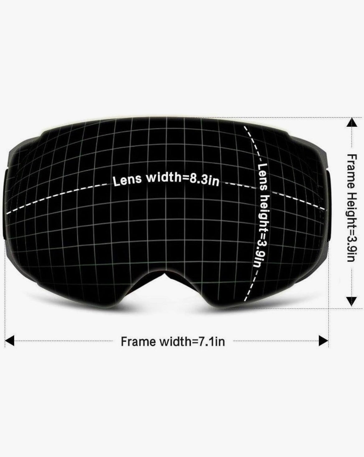 Solis Summit — lens 8.3 in wide, frame 7.1 in