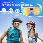Solis Summit — cyclists wearing the camera sport sunglasses