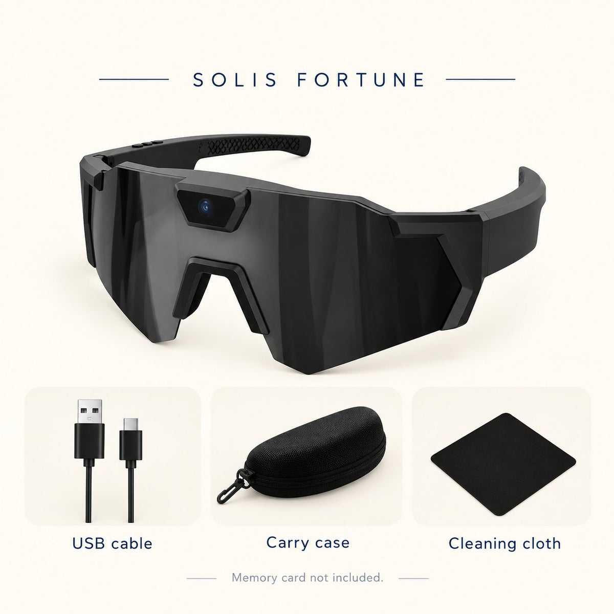 Solis Summit — Sunglasses A · Black Lens