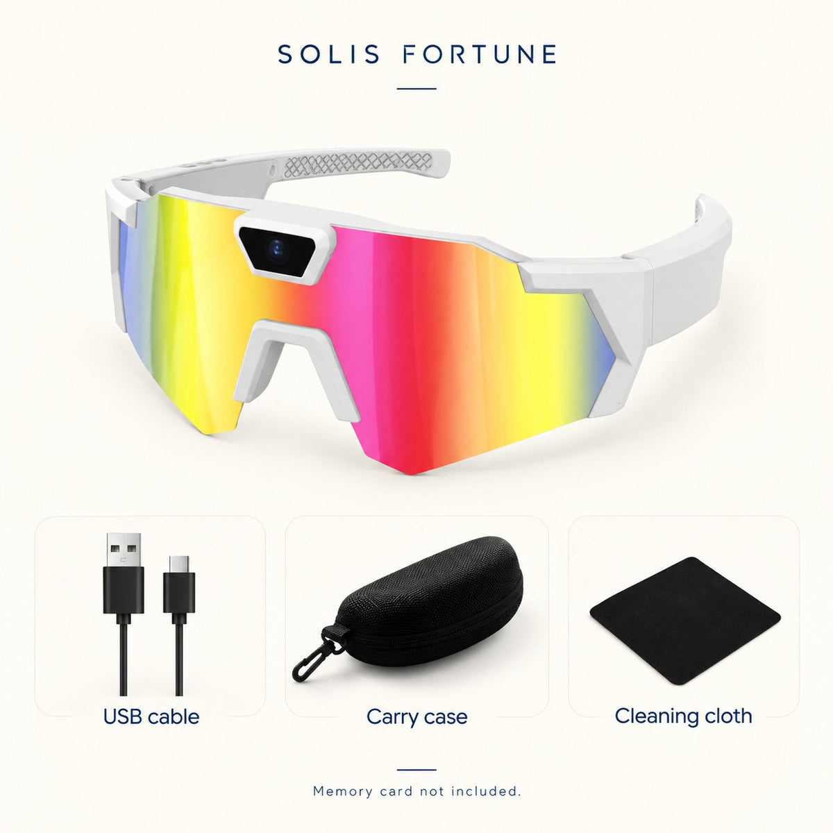 Solis Summit — Sunglasses A · Rainbow Mirror