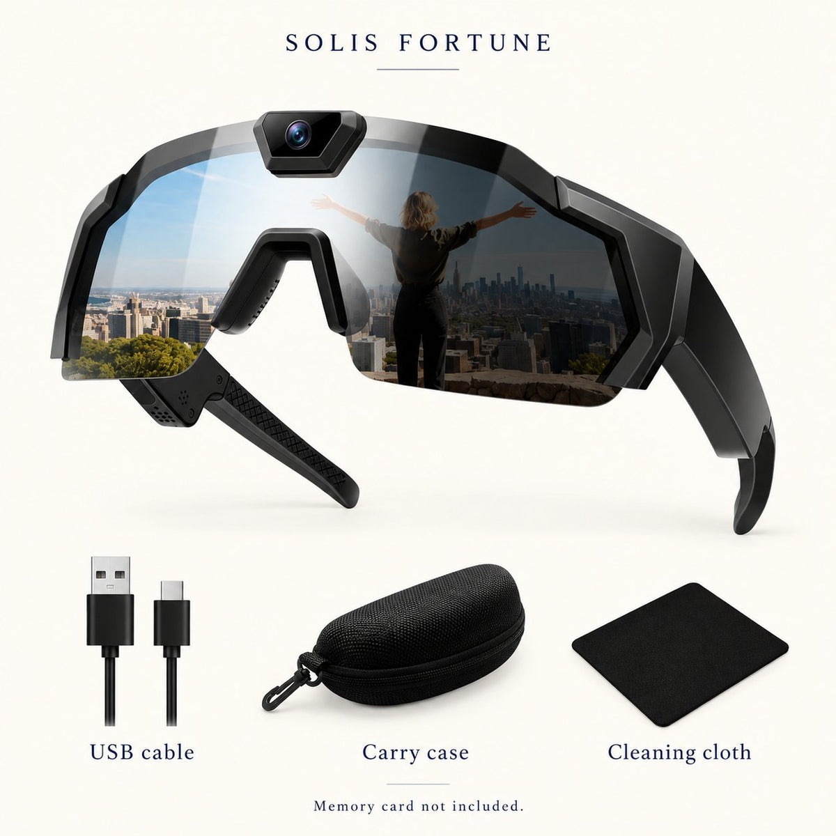 Solis Summit — Sunglasses B · Black Lens