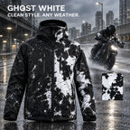 Solis Tidemark Water-Reactive Rain Jacket — Ghost White