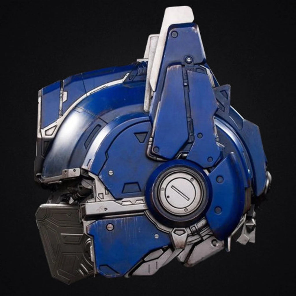 Side view of the Solis Titan Prime helmet showing the rotating gear cover