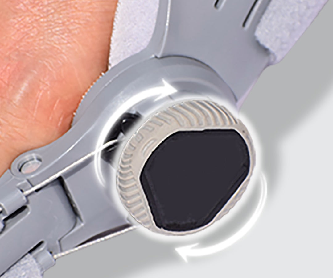 Solis Toewise — close-up of the rotating adjustment knob