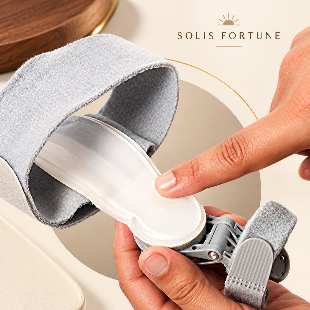Solis Toewise — soft silicone pad inside the bunion splint