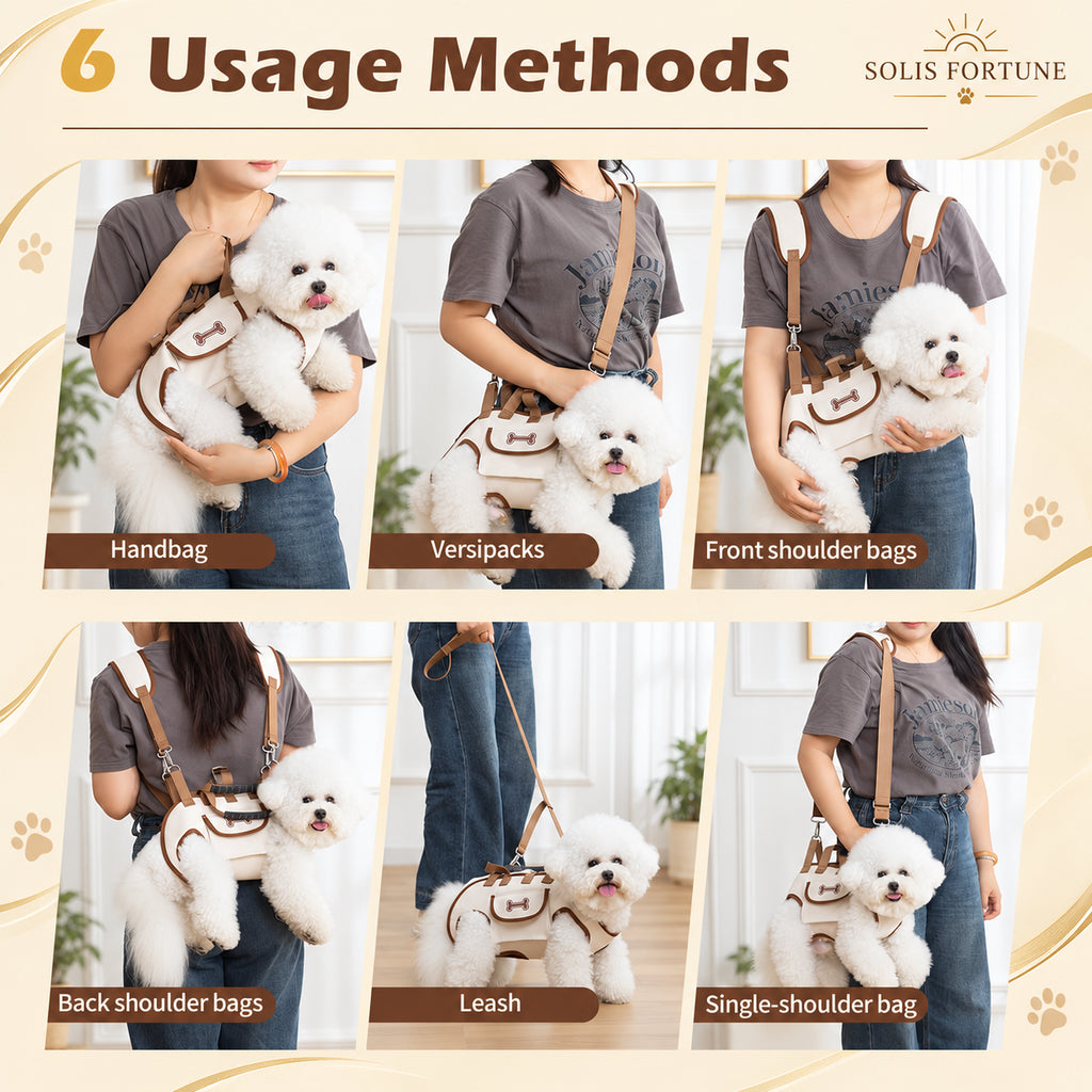 Solis Trailtote — six ways to carry the dog carrier