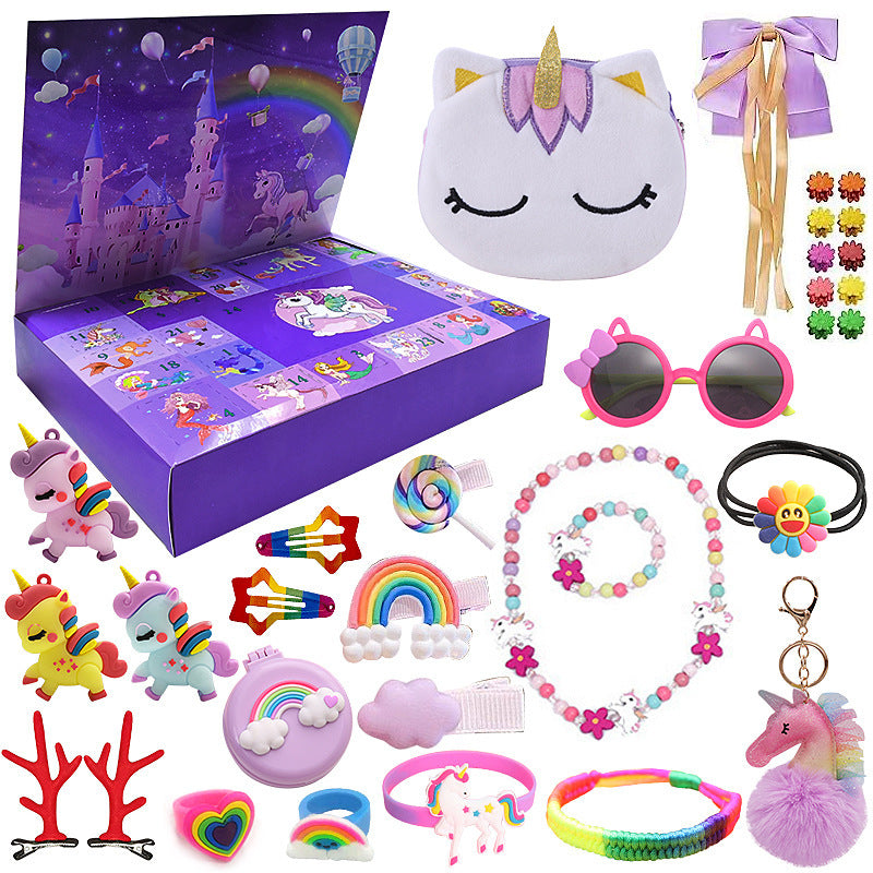 Unicorn Accessories Advent Calendar — Solis Unicorn Sparkle, full set