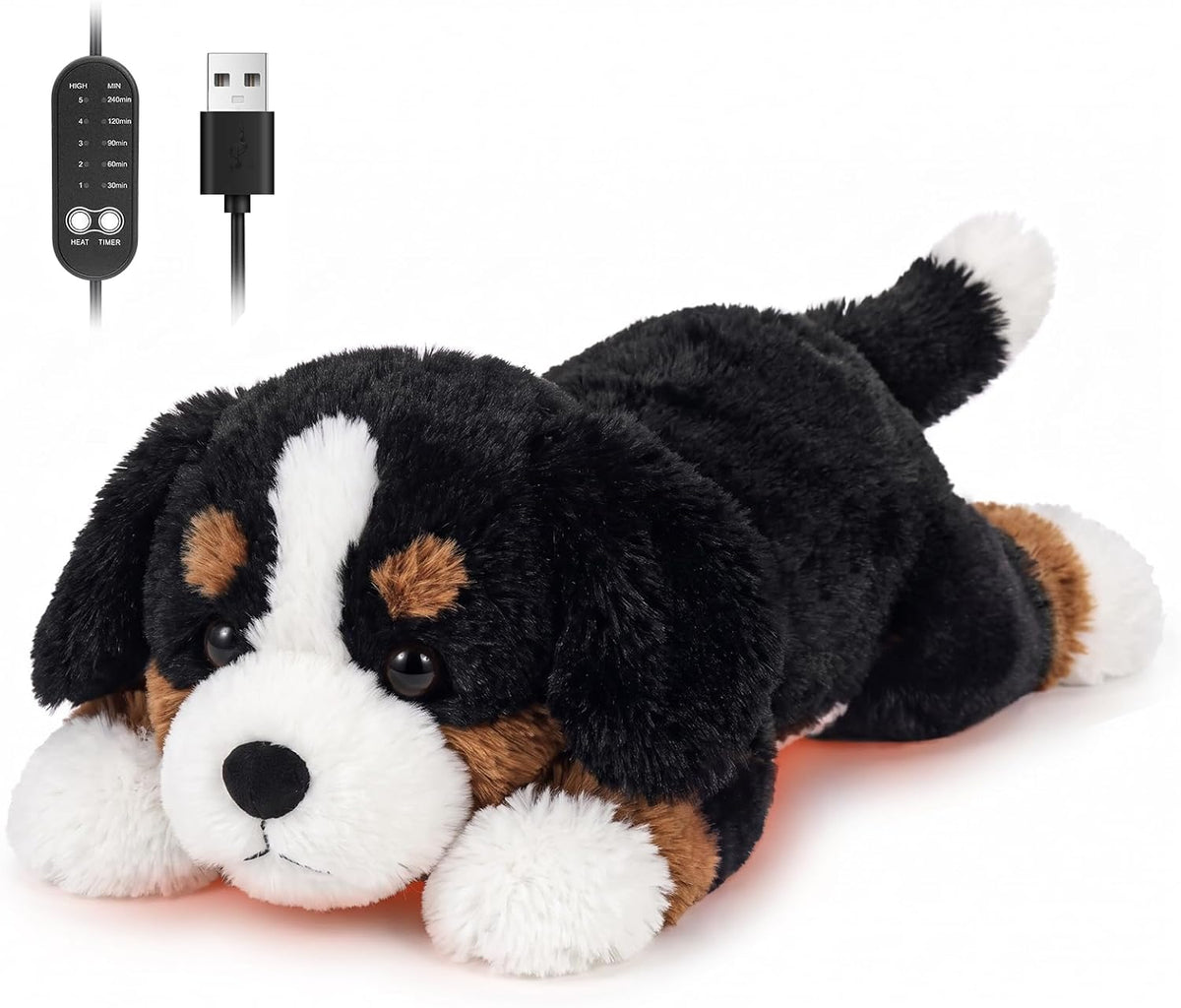 Solis Warmpal — Bernese Mountain Dog: lying Bernese mountain dog plush