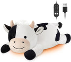 Solis Warmpal — Black & White Cow: lying black and white cow plush