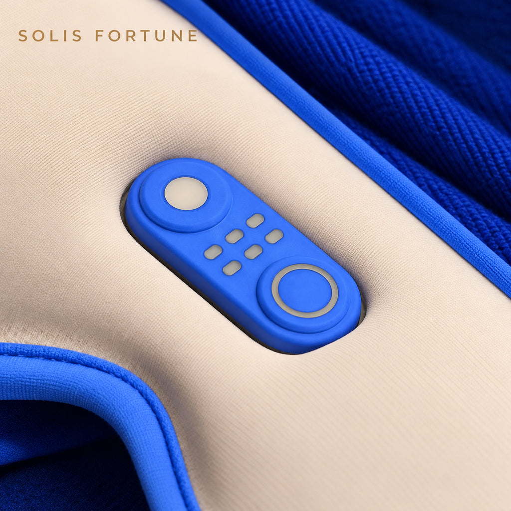 Solis Warmrest — control buttons for power, heat zone and heat level
